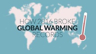 The global warming records smashed in 2016