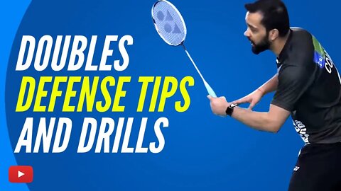 Doubles Defense Tips and Drills - Become a Better Badminton Player featuring Coach Abhishek Ahlawat