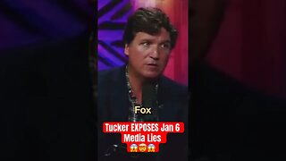 Tucker Carlson EXPOSES Lies Told By The Media About Jan 6 Riot #shorts