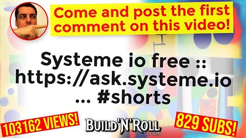 Systeme io free :: https://ask.systeme.io ... #shorts