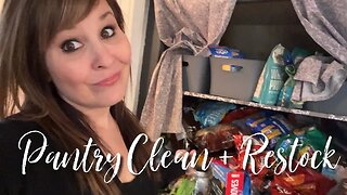 Pantry Clean + Restock | Once a Month Stock-up! | Large Family Food Storage