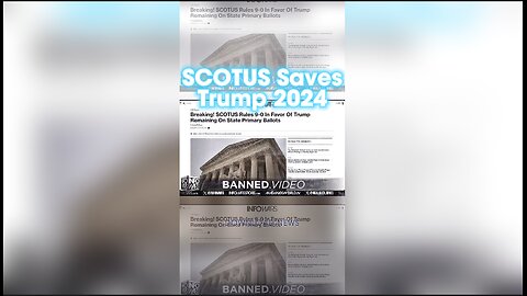 Alex Jones: Supreme Court Unanimously Decides To Keep Trump in The 2024 Election - 3/4/24