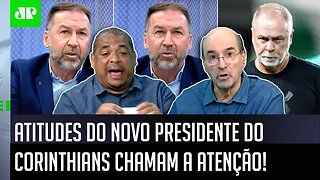 "Eu fico MUITO DESCONFIADO com isso, cara!" ATITUDES do presidente do Corinthians CHAMAM A ATENÇÃO!