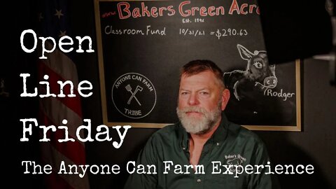 Open Line Live Friday: A Live homestead conversation with Mark Baker