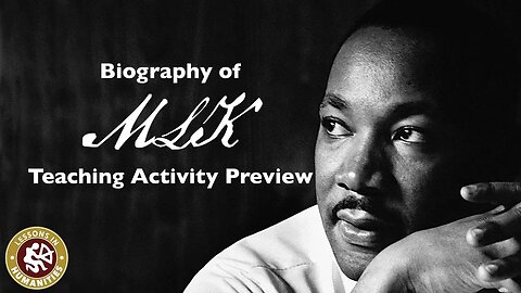 Biography of Martin Luther King (MLK) Teaching Activity | Preview