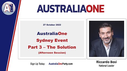 AustraliaOne Party - Sydney Event (Part 3) - Afternoon Session