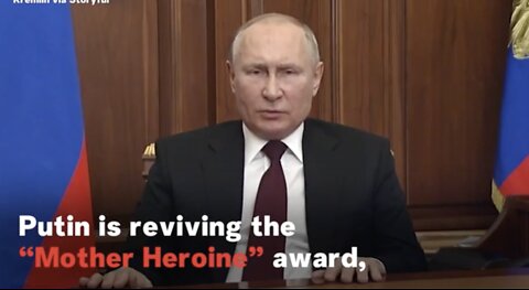 Putin revives Stalin-era 'Mother Heroine' award for women with 10 children