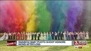 Rainbow baby photo shoot honors moms after loss
