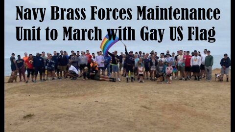 Navy Brass Forces Unit to March with Gay US Flag on Mandatory Hike