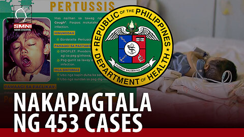 DOH nakapagtala ng 453 cases ng pertussis sa unang 10 linggo ng 2024