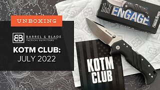 Unboxing the NEW Knife of the Month (KOTM) Club from Barrel & Blade - July 2022