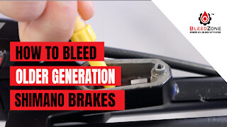 How to Bleed Older Generation Shimano MTB Hydraulic Disc Brakes | BleedZone Kit