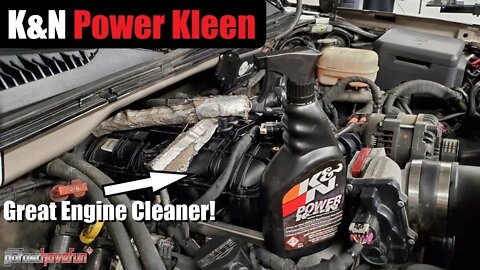 How to CLEAN / WASH your engine with K&N Power Kleen cleaner | AnthonyJ350