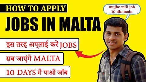 How to apply jobs in malta work permit 2023 malta work visa 2023 jobs in malta work visa for indians