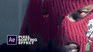 Cole Bennett Pixel Sorting Effect - After Effects Tutorial (FREE PLUGIN)