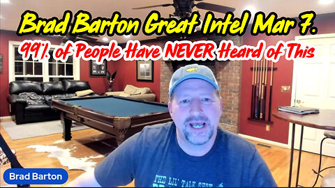 Brad Barton Great Intel - 99% Of People Have NEVER Heard Of This