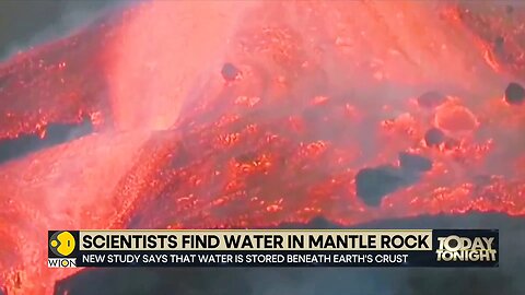 New study says that water is stored beneath Earth's crust.