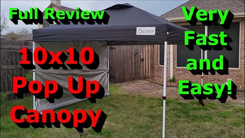 So EASY! Why We Love This 10x10 Pop Up Canopy - Full Review