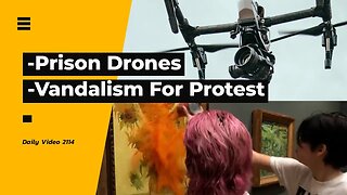 Prison Drone Crime Counter, Artwork Vandalism Environmental Protest