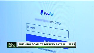 Phishing scam targeting PayPal users