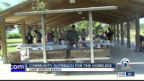 Community outreach for the homeless in Lake Worth Beach