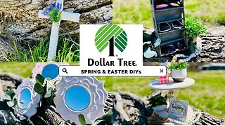 Dollar tree, spring, and Easter DIY’s, #dollartreediy #dollartreecrafts #commissionearned