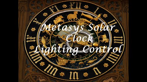 Johnson Controls Metasys Solar Clock Lighting Control
