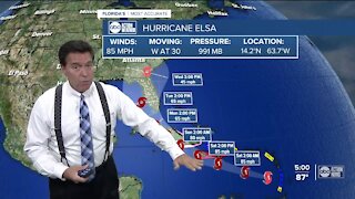 Tampa and all of Florida in Hurricane Elsa's cone of uncertainty