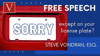 Free Speech on License Plates?