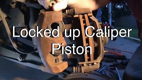 How I Diagnosed a Seized Caliper Piston