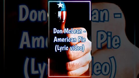 Don McLean - American Pie (Lyrics) 🎶 #70smusic #trending #shorts