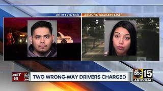 Impaired wrong-way drivers arrested, identified