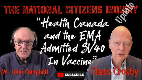Dr John Campbell interviews Chess Crosby About The National Citizens Inquiry Covid Vaccine Deaths