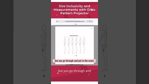 Ditto Size Inclusivity - Ditto Pattern Projector Website Review
