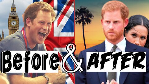 Prince Harry Before & After Meghan