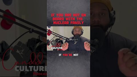 If our communities are to have real change it starts with the family #blackcommunity #podcast