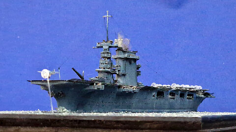 Lady Lex - The USS Lexington (CV-2) - with fibre optics!