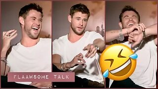Chris Hemsworth Can't Stop LAUGHING About Wife Question...
