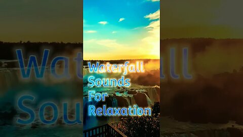 Relaxing Sounds for Sleeping and Studying | Waterfall Sounds | #shorts #viralshorts #viralvideo