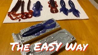 How to make plastic FISHING BAITS | The EASY WAY!