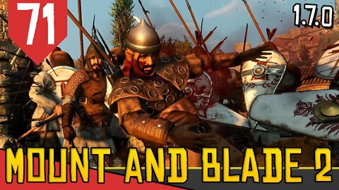 Invadido por 2000 Soldados - Mount & Blade 2 Bannerlord #71 [Gameplay Português PT-BR]