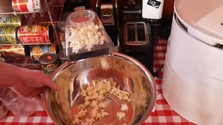 Fast Hot Air Popcorn Popper With Top Cover,Electric Popcorn Maker Machine