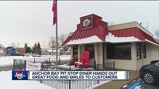 Anchor Bay Pit Stop Diner known for warm greetings, hot coffee