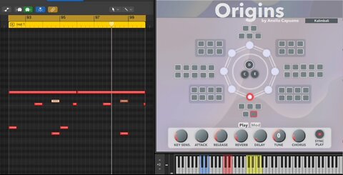 ORIGINS - Library of interactive compositions - Building a Track in a DAW Walkthrough