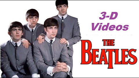 Beatles - I Want To Hold Your Hand - (New 3-D Video Stereo Remaster - 2021) - Bubblerock - HD