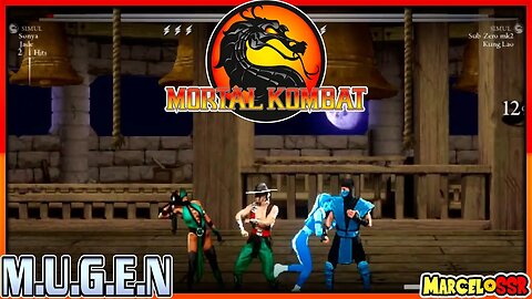 Sonya & Jade Vs. Sub Zero MK2 & Kung Lao - Mortal Kombat M.U.G.E.N
