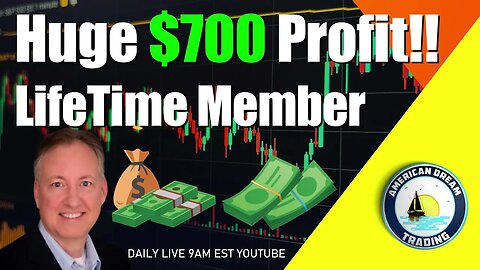 Huge $700 Profit Lifetime Member Stock Market Profits