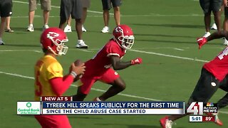 Tyreek Hill speaks publicly for the first time