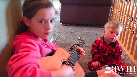 Sister Sings ‘You Are My Sunshine'” To Brother With Downs, His Smile Will Make You Melt