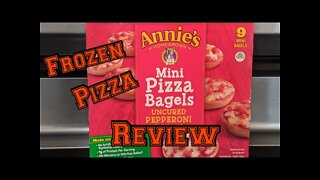 FROZEN PIZZA REVIEW: Annie's Mini Pizza Bagels